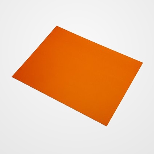 CARTULINA 50x65 FABRIANO COLORE 185g PAQUETE DE 25 NARANJA INTENSO