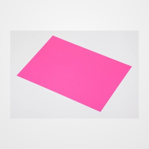 CARTULINA FLUOR 50x65 cm SADIPAL 250g MAGENTA PAQUETE de 10