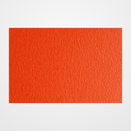 CARTULINA 50x70 cm FABRIANO 220g LISO/RUGOSO NARANJA (ARAGOSTA) PAQUETE de 20
