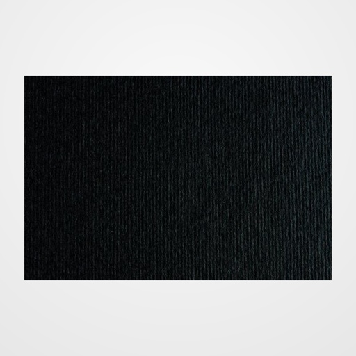 CARTULINA 50x70 cm FABRIANO 220g LISO/RUGOSO NEGRO (NERO) PAQUETE de 20