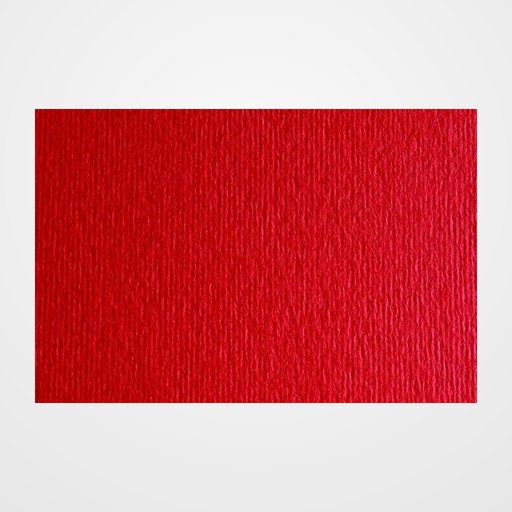 CARTULINA 50x70 cm FABRIANO 220g LISO/RUGOSO ROJO (ROSSO) PAQUETE de 20