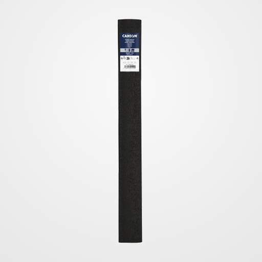 PAPEL CREPE (PINOCHO) CANSON 30g 0,5x2,5 m NEGRO