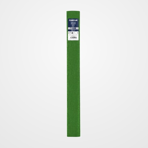 PAPEL CREPE (PINOCHO) CANSON 30g 0,5x2,5 m VERDE BILLAR