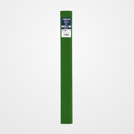 PAPEL CREPE (PINOCHO) CANSON 30g 0,5x2,5 m VERDE HELECHO