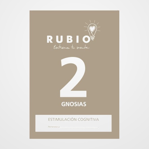 CUADERNO RUBIO A4 ESTIMULACION COGNITIVA GNOSIAS Nº 2 (Deterioro cognitivo leve-moderado)