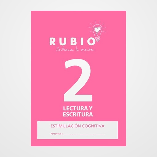 CUADERNO RUBIO A4 ESTIMULACION COGNITIVA LECTURA Nº 2 (Deterioro cognitivo leve-moderado)