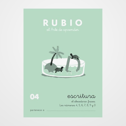 CUADERNO RUBIO A5 ESCRITURA Nº 04 (+4 años)