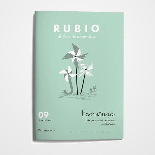 CUADERNO RUBIO A5 ESCRITURA Nº 09 (+4 años)