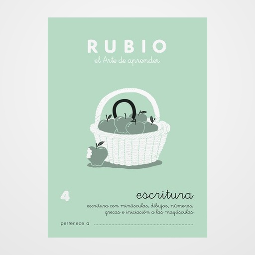 CUADERNO RUBIO A5 ESCRITURA Nº 4 (+6 años)