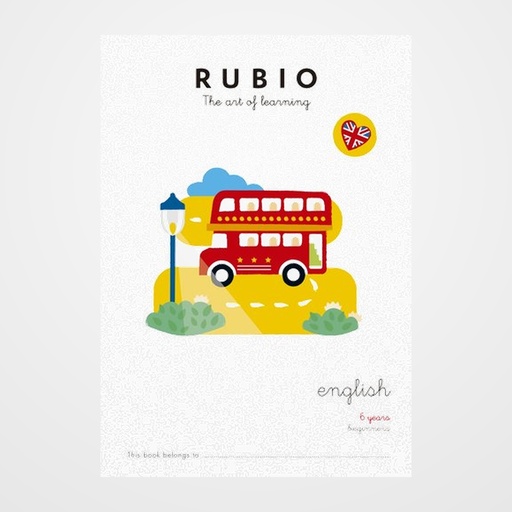 CUADERNO RUBIO A4 in ENGLISH BEGINNERS 6 (5-6 años)
