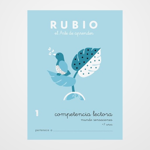 CUADERNO RUBIO A5 COMPETENCIA LECTORA Nº 1 - MUNDO SENSACIONES (+7 años)