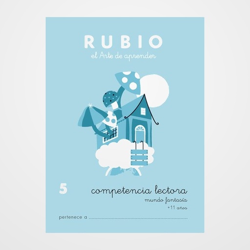 CUADERNO RUBIO A5 COMPETENCIA LECTORA Nº 5 - MUNDO FANTASIA (+11 años)