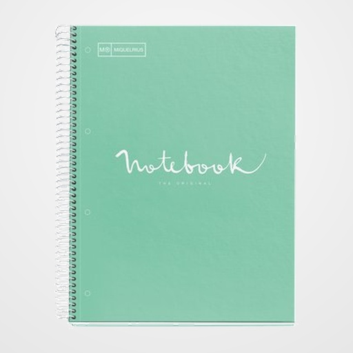 BLOC MIQUELRIUS EMOTIONS NOTEBOOK 1 micro.tapa EXTRA A4 80h 90g DOTS MENTA
