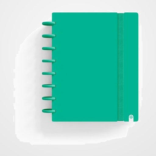 BLOC MIQUELRIUS EMOTIONS NOTEBOOK 8 micro.tapa PP A4 160h 90g CUADRIC.5x5 MARINO