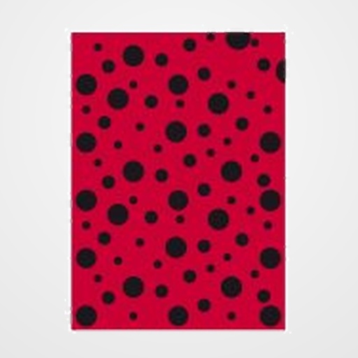 BOLSA DISFRAZ 65x90 cm. IMPRESA TOPOS NEGRO