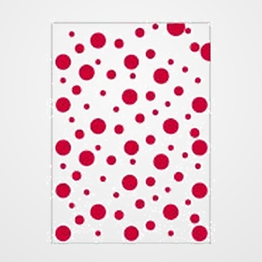 BOLSA DISFRAZ 65x90 cm. IMPRESA TOPOS ROJO