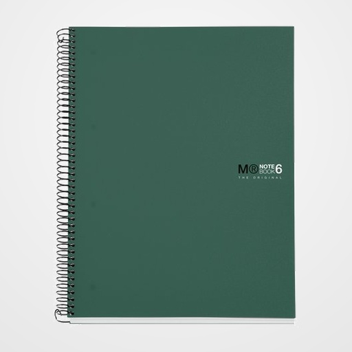 BLOC MIQUELRIUS THE ORIGINAL NOTEBOOK 6 micro.tapa PP A4 150h 70g CUADRIC.5x5 KAKI