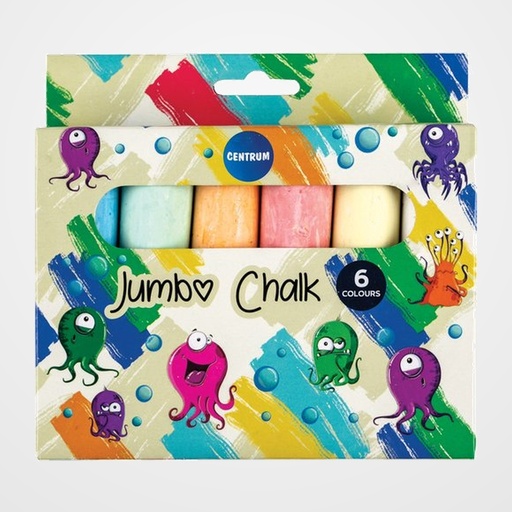 TIZAS de COLORES CENTRUM JUMBO COLOR ESTUCHE de 6