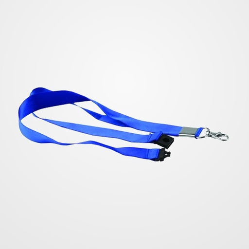 CORDON PARA DISTINTIVO FOROFIS AZUL con CLIP METALICO CAJA DE 50