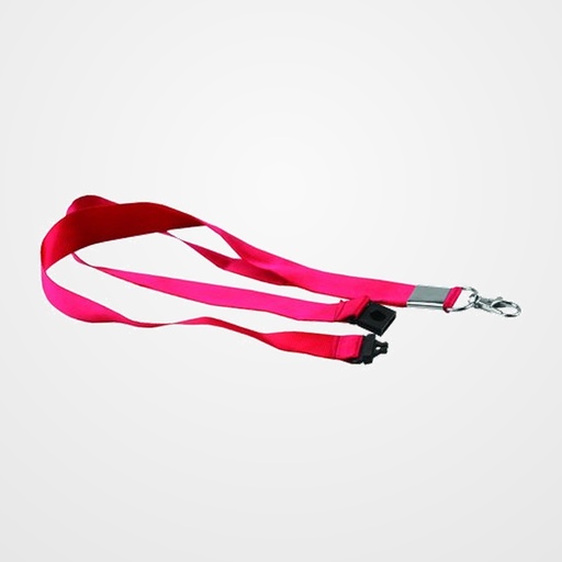 CORDON PARA DISTINTIVO FOROFIS ROJO con CLIP METALICO CAJA DE 50