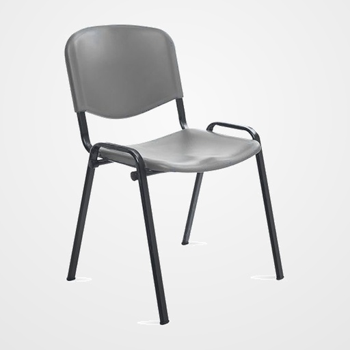 SILLA ROCADA CONFIDENTE RD-975V15-1 RESPALDO Y ASIENTO PLASTICOS GRIS