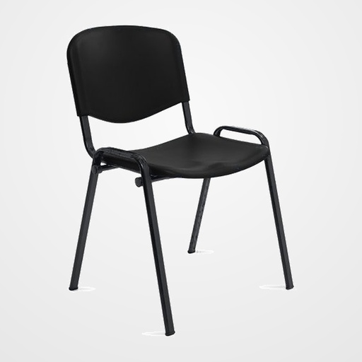 SILLA ROCADA CONFIDENTE RD-975V15-4 RESPALDO Y ASIENTO PLASTICOS NEGRO