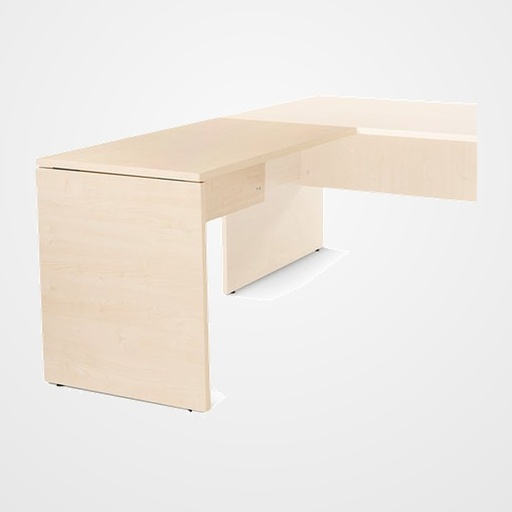 MESA ROCADA WORK ALA 100x60 ESTRUCTURA HAYA TABLERO HAYA
