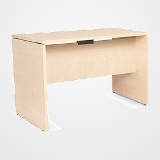 MESA ROCADA WORK 120x60 ESTRUCTURA HAYA TABLERO HAYA