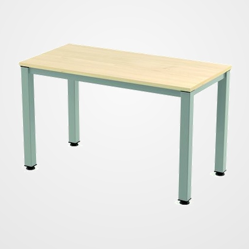 MESA ROCADA EXECUTIVE 120x60 ESTRUCTURA ALUMINIO TABLERO MELAMINA HAYA