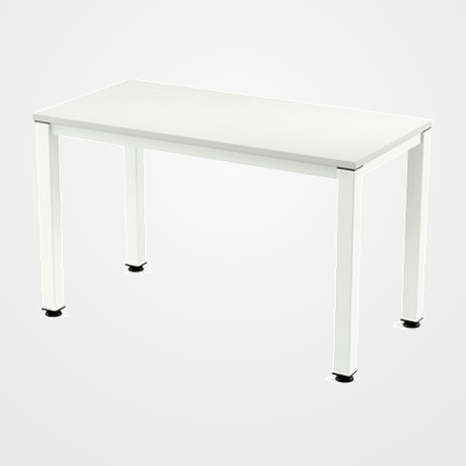 MESA ROCADA EXECUTIVE 120x60 ESTRUCTURA BLANCO TABLERO MELAMINA BLANCO