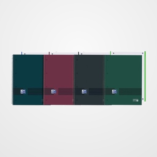 BLOC OXFORD SCHOOL EU.BOOK 1 OXFORD&YOU micro.tapa EXTRA A4+ 80h HORIZONTAL 90g SURTIDO NEUTROS (4 col.)