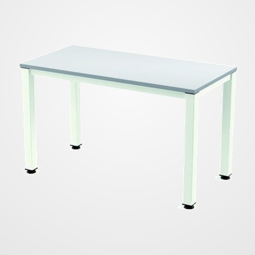 MESA ROCADA EXECUTIVE 160x80 ESTRUCTURA BLANCO TABLERO MELAMINA GRIS