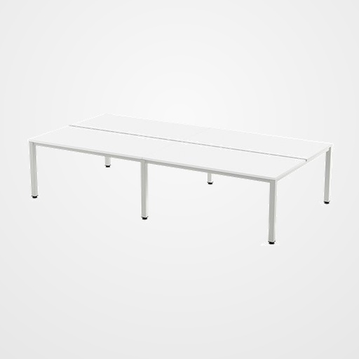 MESA ROCADA EXECUTIVE 320x163 ESTRUCTURA BLANCO TABLERO MELAMINA BLANCO
