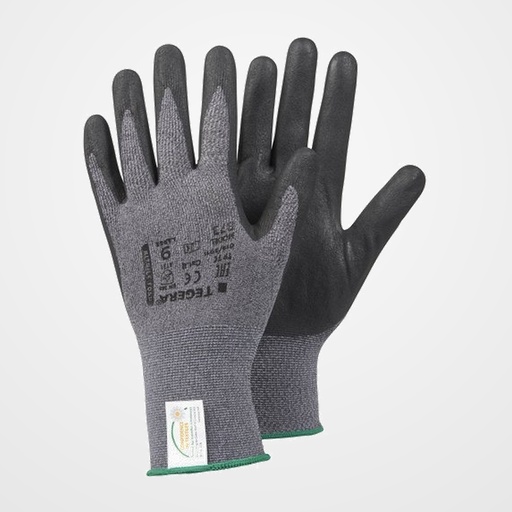 GUANTES NITRILO TEGERA 873 FOAM NYLON NEGRO TALLA 7