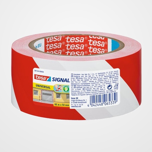 ROLLOS SEGURIDAD 66X50 MM. BICOLOR ROJO/BLANCO