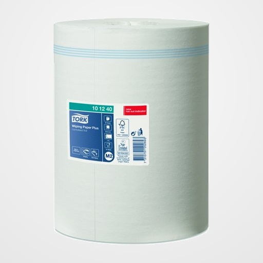 BOBINA DE PAPEL MECHA TORK CELULOSA SECADO EXTRA 2 CAPAS 160 METROS 1,34 KG. (M2)