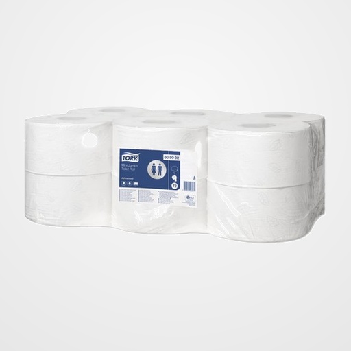 PAPEL HIGIENICO INDUSTRIAL TORK MINI JUMBO 2 CAPAS 160 METROS
