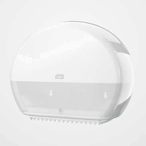 PORTARROLLOS PAPEL HIGIENICO TORK MINI JUMBO BLANCO