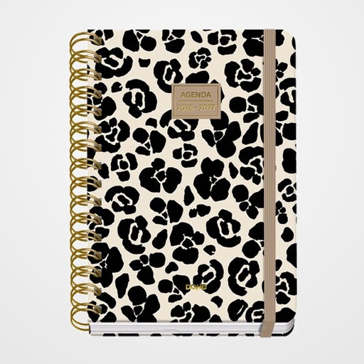 AGENDA ESCOLAR (2026-27) DOHE PREMIUM WIRE-O tapa EXTRA A5 S/V con GOMA WILD