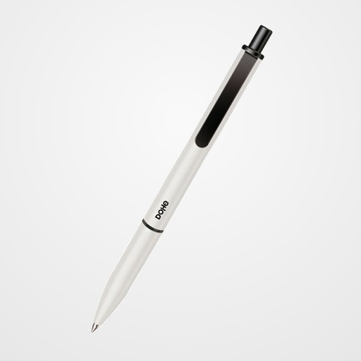 BOLIGRAFO DOHE RETRACTIL ELEGANCE 1,0 mm (tinta azul) BLANCO BLISTER de 4