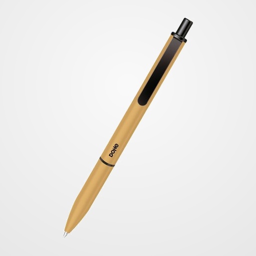 BOLIGRAFO DOHE RETRACTIL ELEGANCE 1,0 mm (tinta azul) OCRE BLISTER de 4