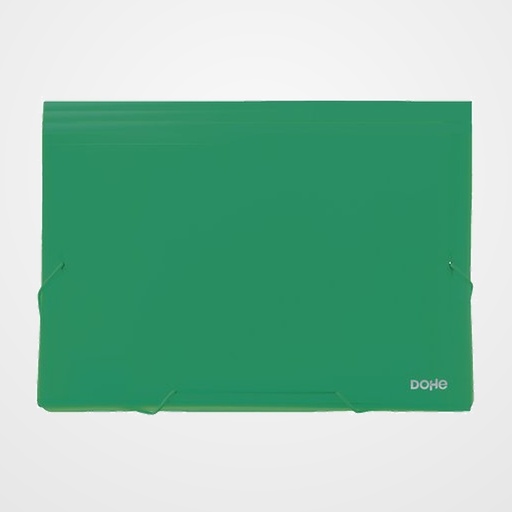 CLASIFICADOR ACORDEON DOHE PP OPACO A4 13 DPTOS. GOMAS VERDE