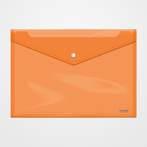 DOSIER SOBRE DOHE PP BROCHE Fº+ APAISADO TRASLUCIDO NARANJA