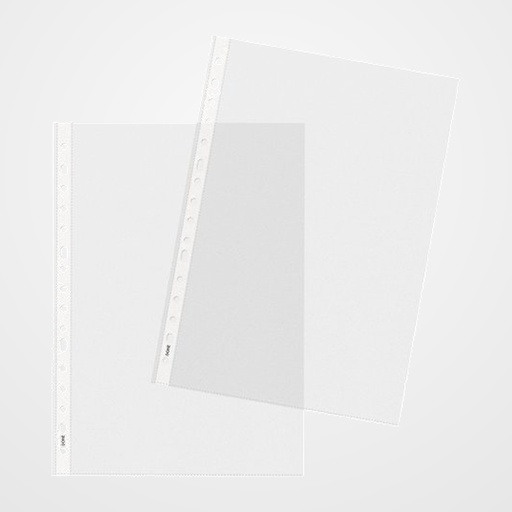 FUNDA MULTITALADRO DOHE PREMIUM PLUS PP 80µ PL.NJ. Fº 16 TAL.RFZO. PAQUETE de 100