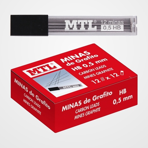 MINAS DOHE 0,5 - HB (TUBO de 12)
