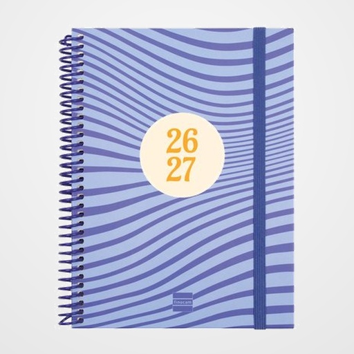 AGENDA ESCOLAR (2026-27) FINOCAM CATALAN DIVA ESPIRAL tapa EXTRADURA S/V APAIS. 4º 155x212 ONADES