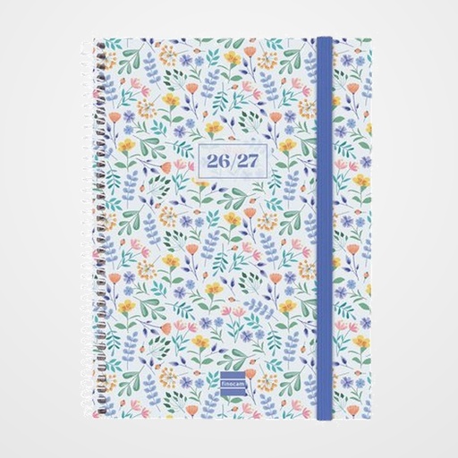 AGENDA ESCOLAR (2026-27) FINOCAM CATALAN SECUNDARIA ESPIRAL tapa PP S/V APAIS. 4º 155x212 con GOMA FIORI
