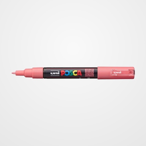 MARCADOR T.OPACA NO PERM. UNI POSCA  0,7 F (PC-1M)  ROSA CORAL