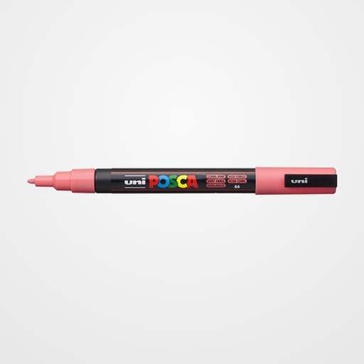 MARCADOR T.OPACA NO PERM. UNI POSCA  0,9 (PC-3M)  ROSA CORAL