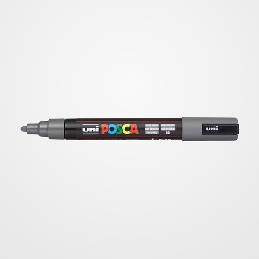 MARCADOR T.OPACA NO PERM. UNI POSCA  1,8 (PC-5M)  GRIS PROFUNDO